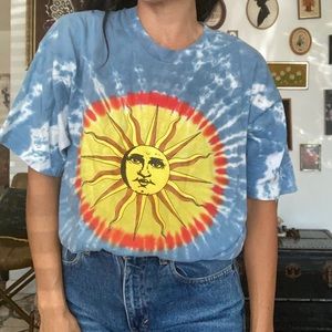 True vintage celestial tie dye tee